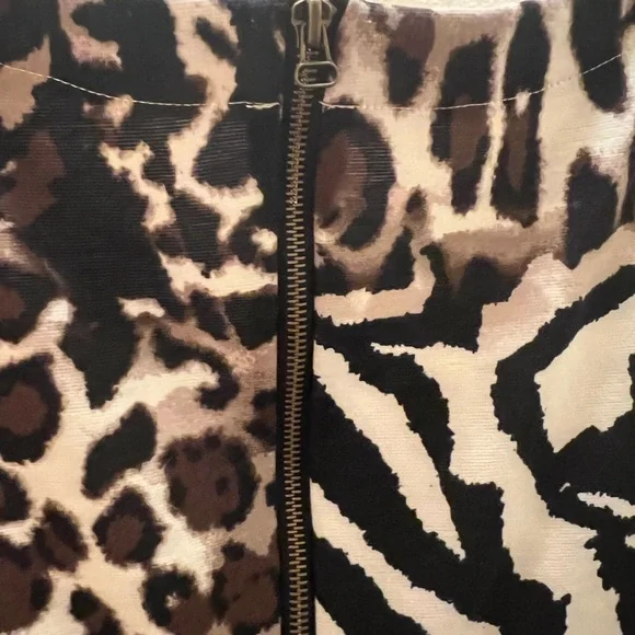 Dressbarn Animal Print Mini Dress, sleeveless, Women’s Size 10 - Picture 5 of 5